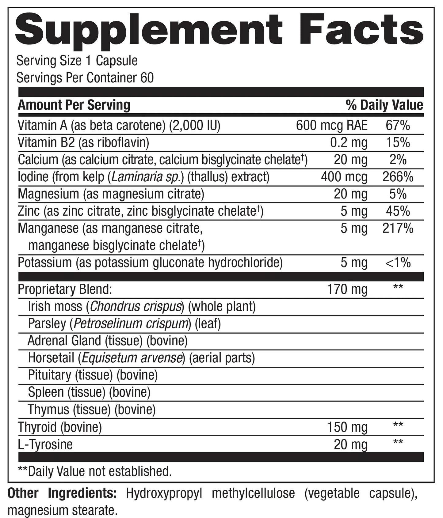 Thyroid Xcel Boro Labs