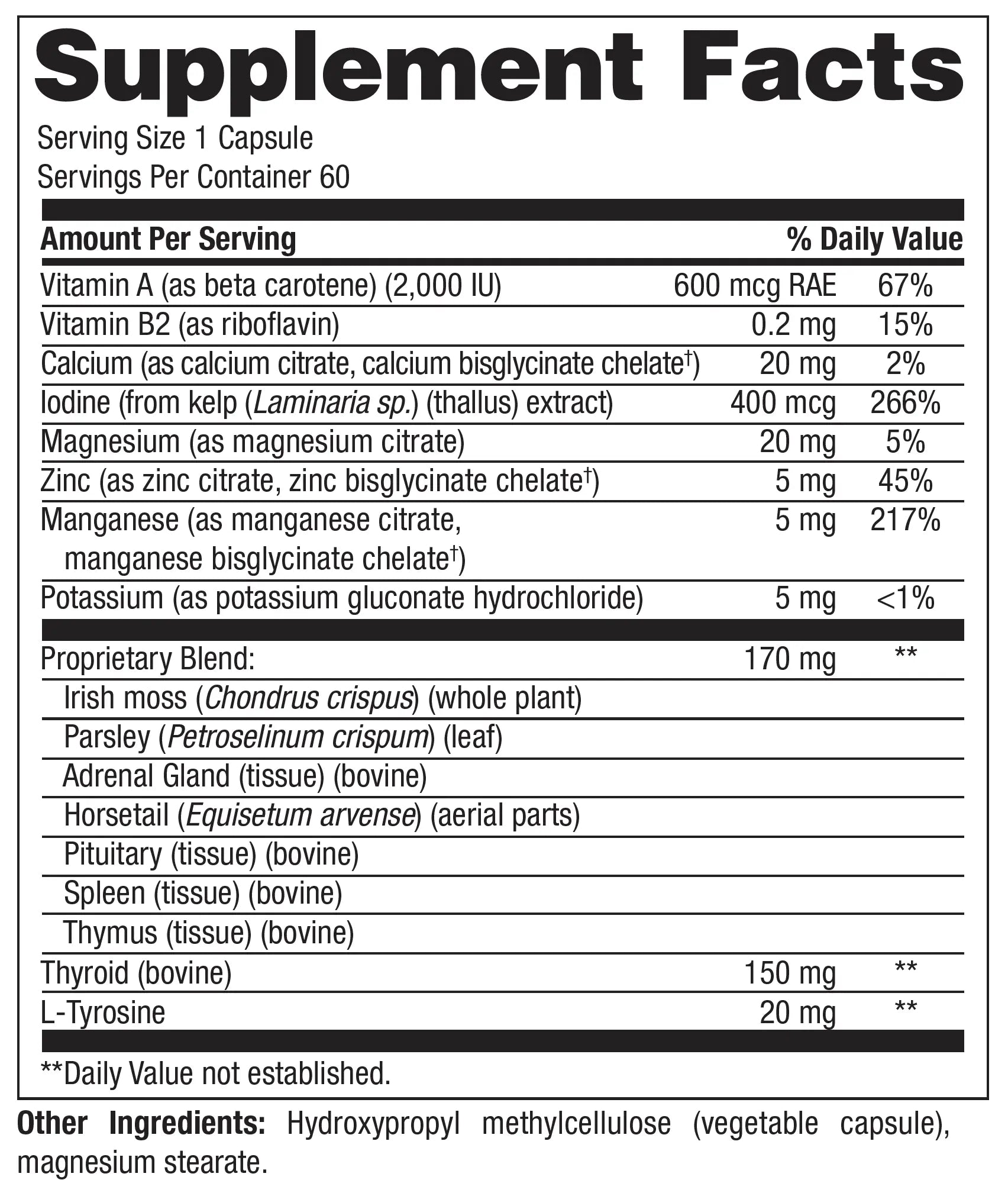 Thyroid Xcel Boro Labs